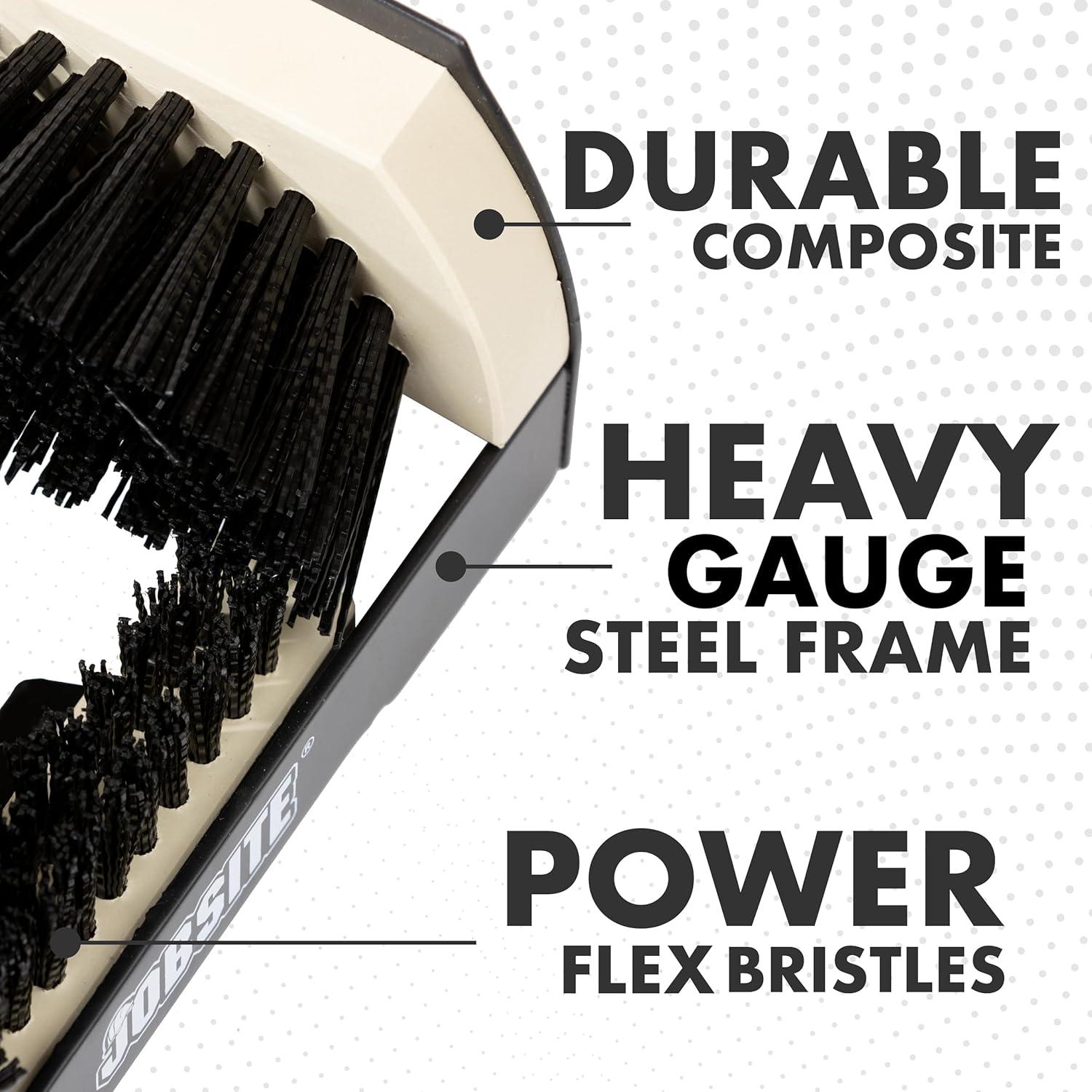 image:imageJobSite The Original Boot Scrubber All Weather Industrial Shoe Cleaner amp Scraper BrushBrown