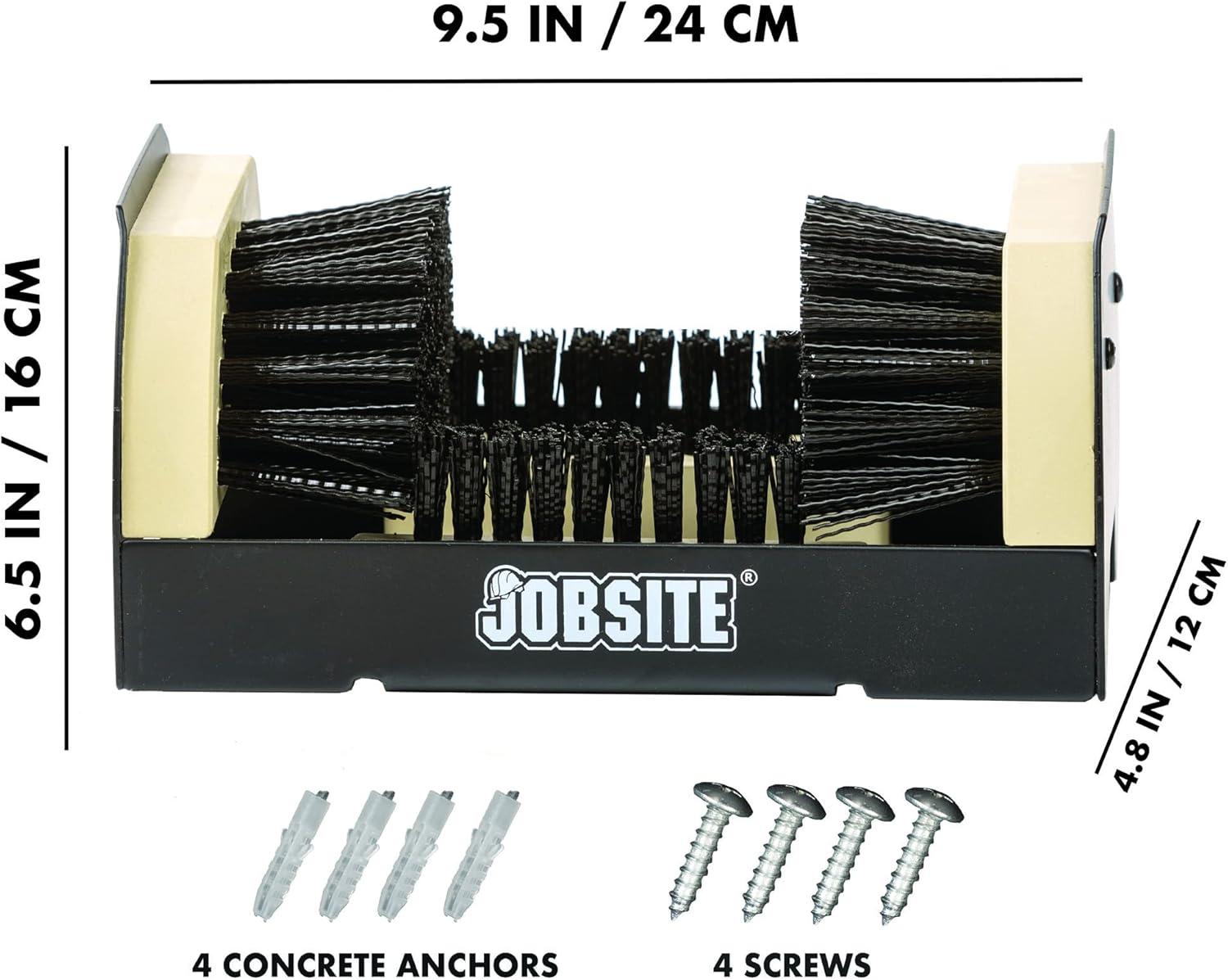 image:imageJobSite The Original Boot Scrubber All Weather Industrial Shoe Cleaner amp Scraper BrushBrown