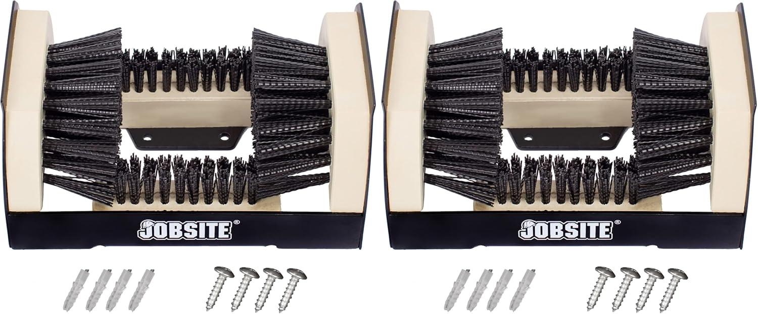 image:imageJobSite The Original Boot Scrubber All Weather Industrial Shoe Cleaner amp Scraper BrushBrown