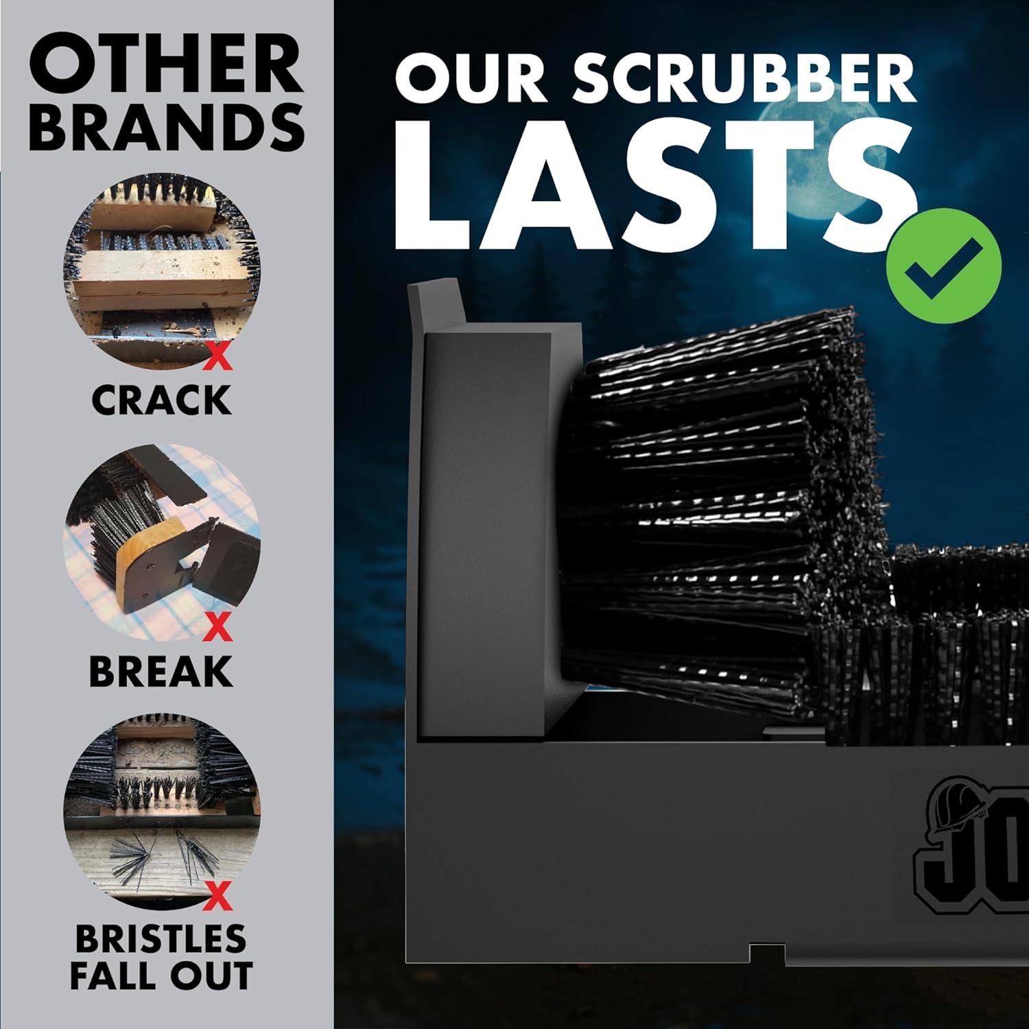 image:imageJobSite The Original Boot Scrubber All Weather Industrial Shoe Cleaner amp Scraper BrushMidnight Black