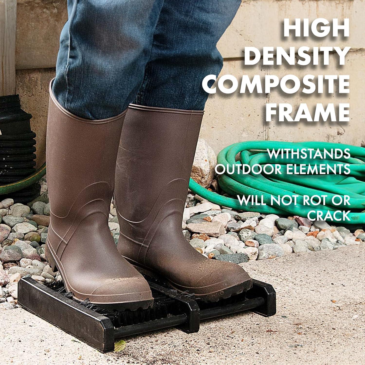 image:imageJobsite Boot Scraper Outdoor Shoe Scrubber Cleaner Brush1 Pack