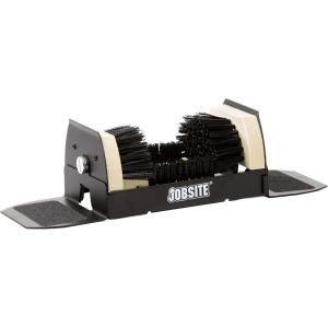 Midnight Black Boot Scrubber – Outdoor Shoe Scraper Brush – No Mount Shoe Cleaner – Sasquatch Sized(Black & Tan)