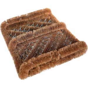 NINAMAR Natural Coir Boot Scraper Door Mat – 13 x 12 inch(6 Pack)