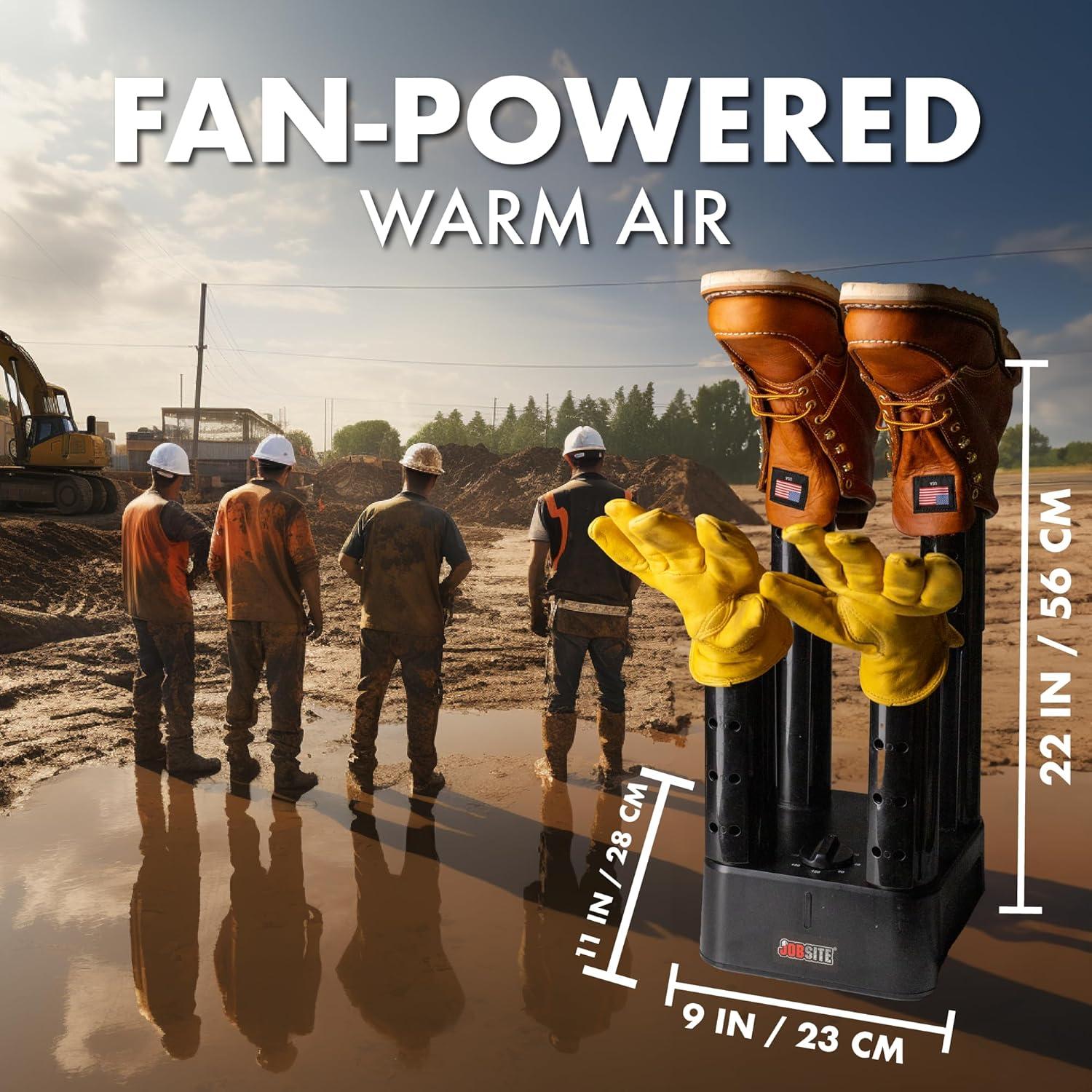 image:imageBoot Dryer Kit With Tall Wader Extensions Fast Dry Heat Blower Fan amp Timer