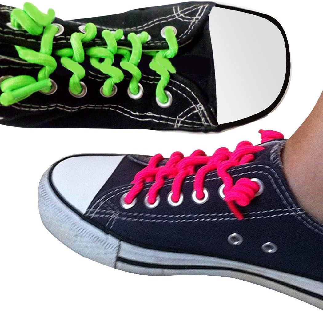 image:imageFOOTMATTERS Curly No Tie Shoe Laces Elastic Spring LacesBlack 2 Pairs