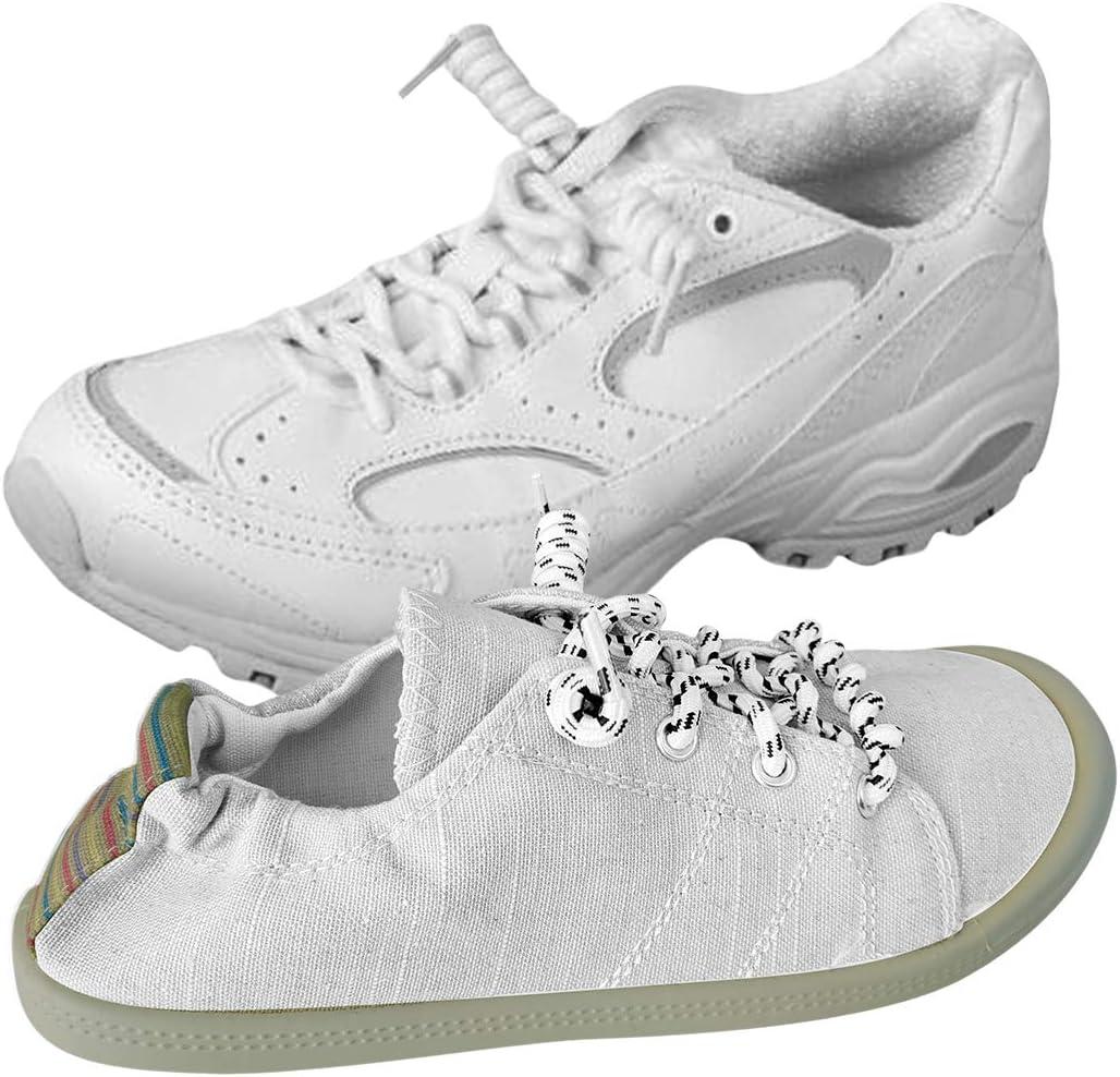 image:imageFOOTMATTERS Curly No Tie Shoe Laces Elastic Spring LacesBlack 2 Pairs