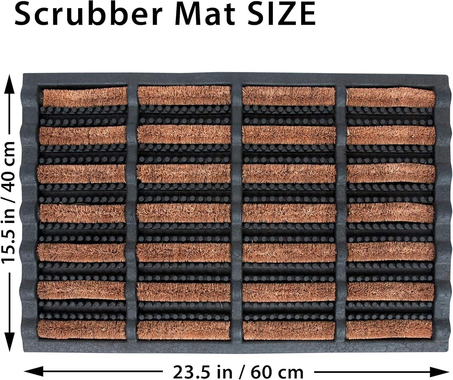 image:imageFOOTMATTERS Ninamar Mud Scrubber Tray Mat 24 x 16 inch14 x 2 Rectangular