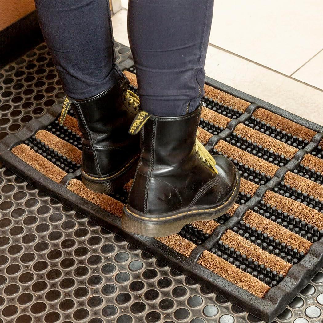 image:imageFOOTMATTERS Ninamar Mud Scrubber Tray Mat 24 x 16 inch24 x 16 in 60 x 40 cm 3 Pack