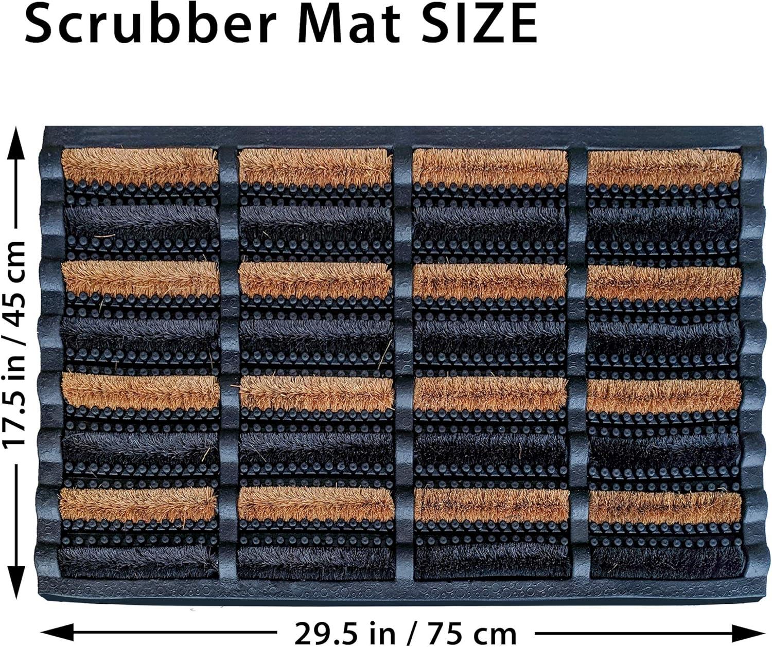 image:imageFOOTMATTERS Ninamar Mud Scrubber Tray Mat 24 x 16 inch295 x 175 in 75 x 45 cm