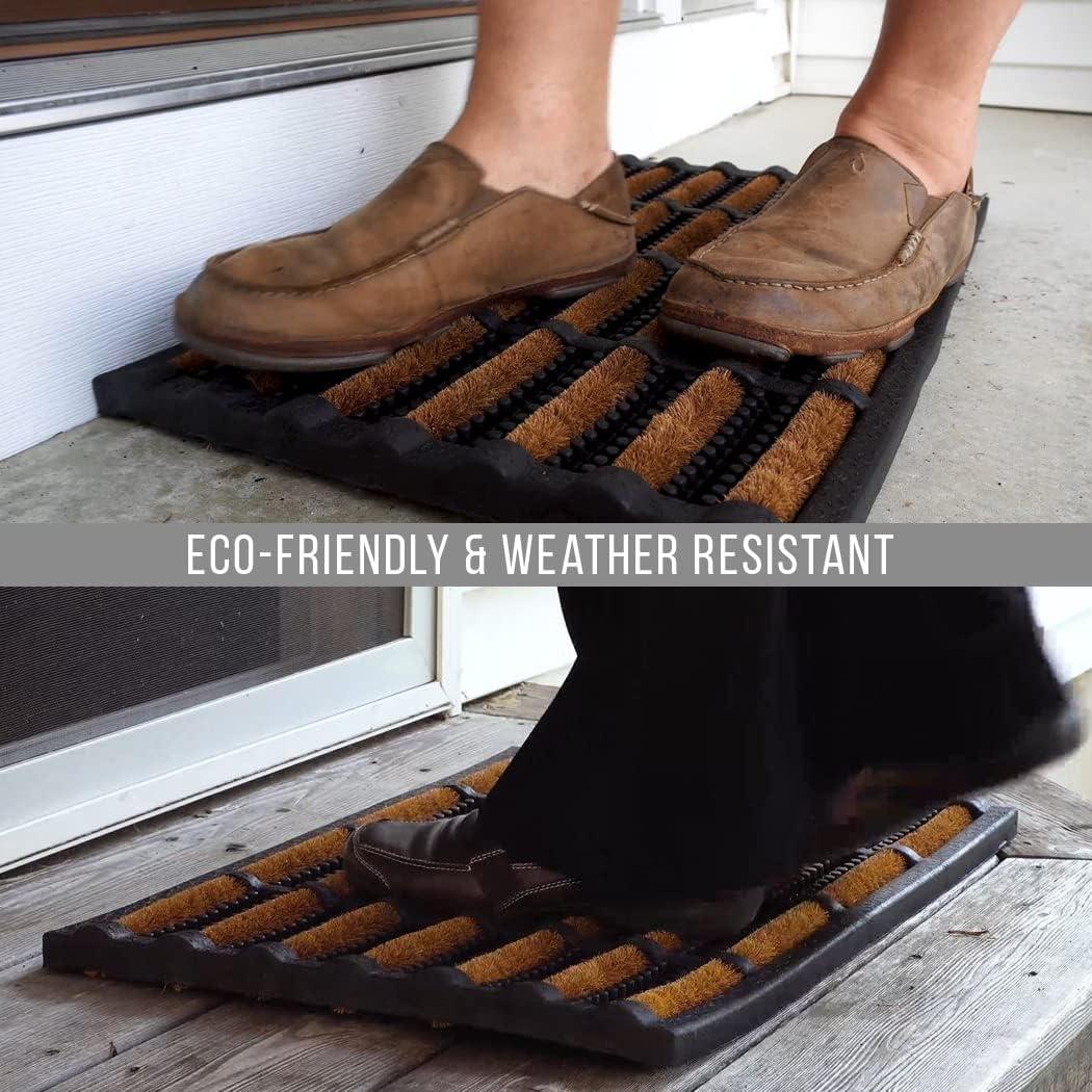image:imageFOOTMATTERS Ninamar Mud Scrubber Tray Mat 24 x 16 inch295 x 175 inch 75 x 45 cm 2 Pack