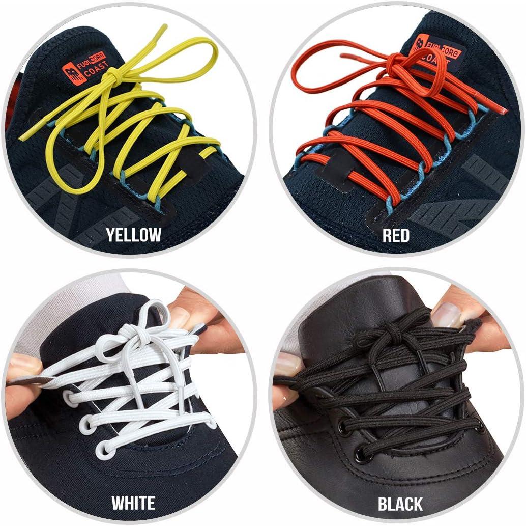 image:imageFOOTMATTERS No Tie Flat Stretch Shoe Laces 3 pairsWhite 3 Pairs