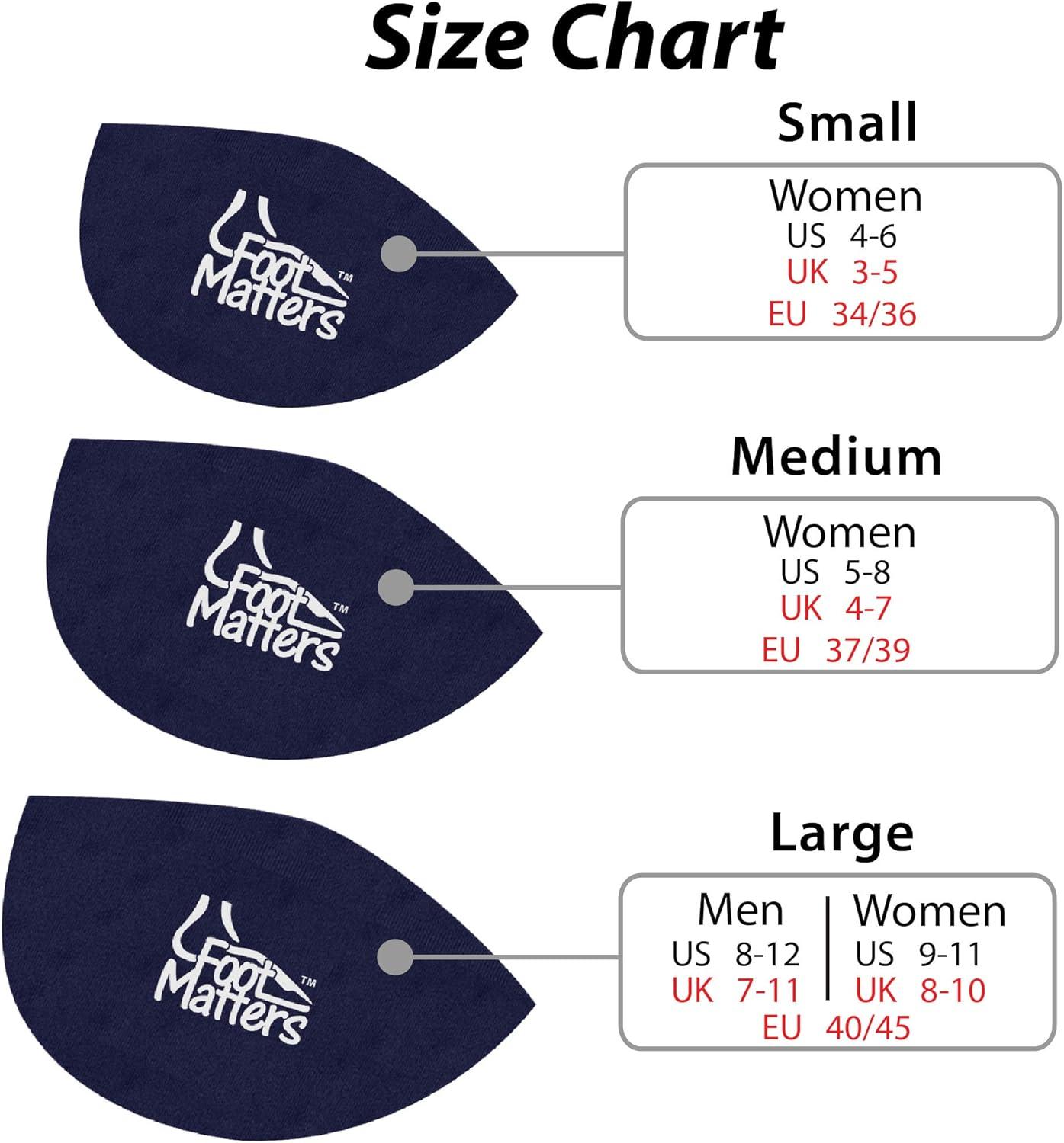 image:imageFootMatters Arch Support Cushions Medium 2 PairsLarge Women US 1012