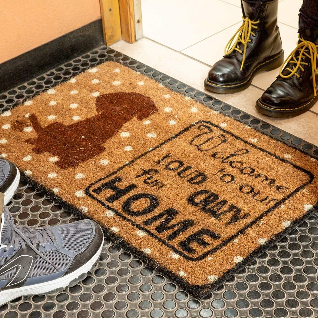 image:imageFootMatters Ninamar Natural Coir Welcome Door Mat 295 x 175 inch tan one size 54149