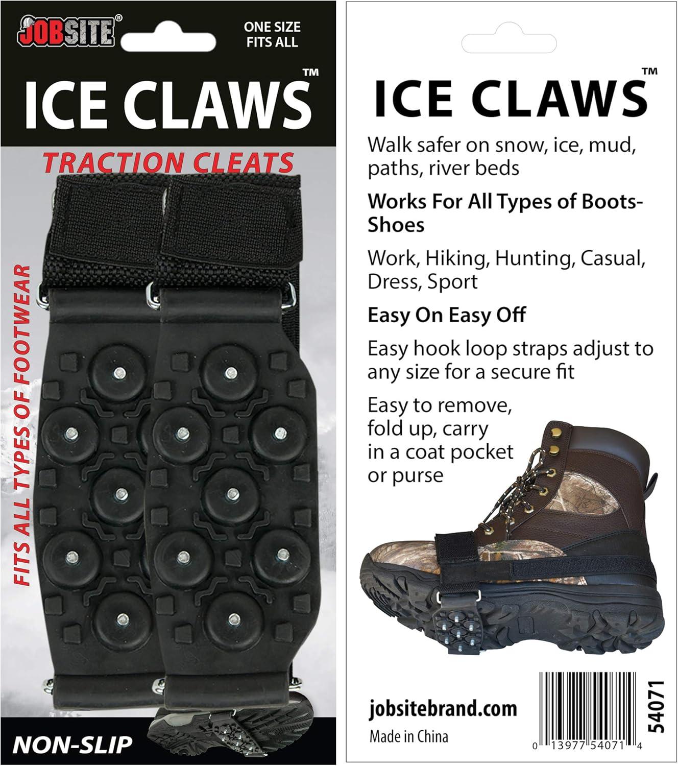image:imageJob SITE Jobsite Ice Claws Snow amp Ice Traction Cleats