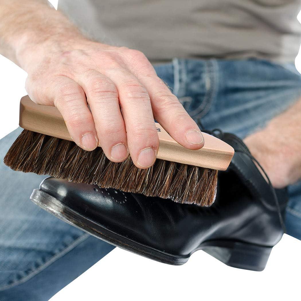 image:imageJobSite 100 Horsehair Professional Shoe Shine Brush 675 inch Long675 x 225 x 175