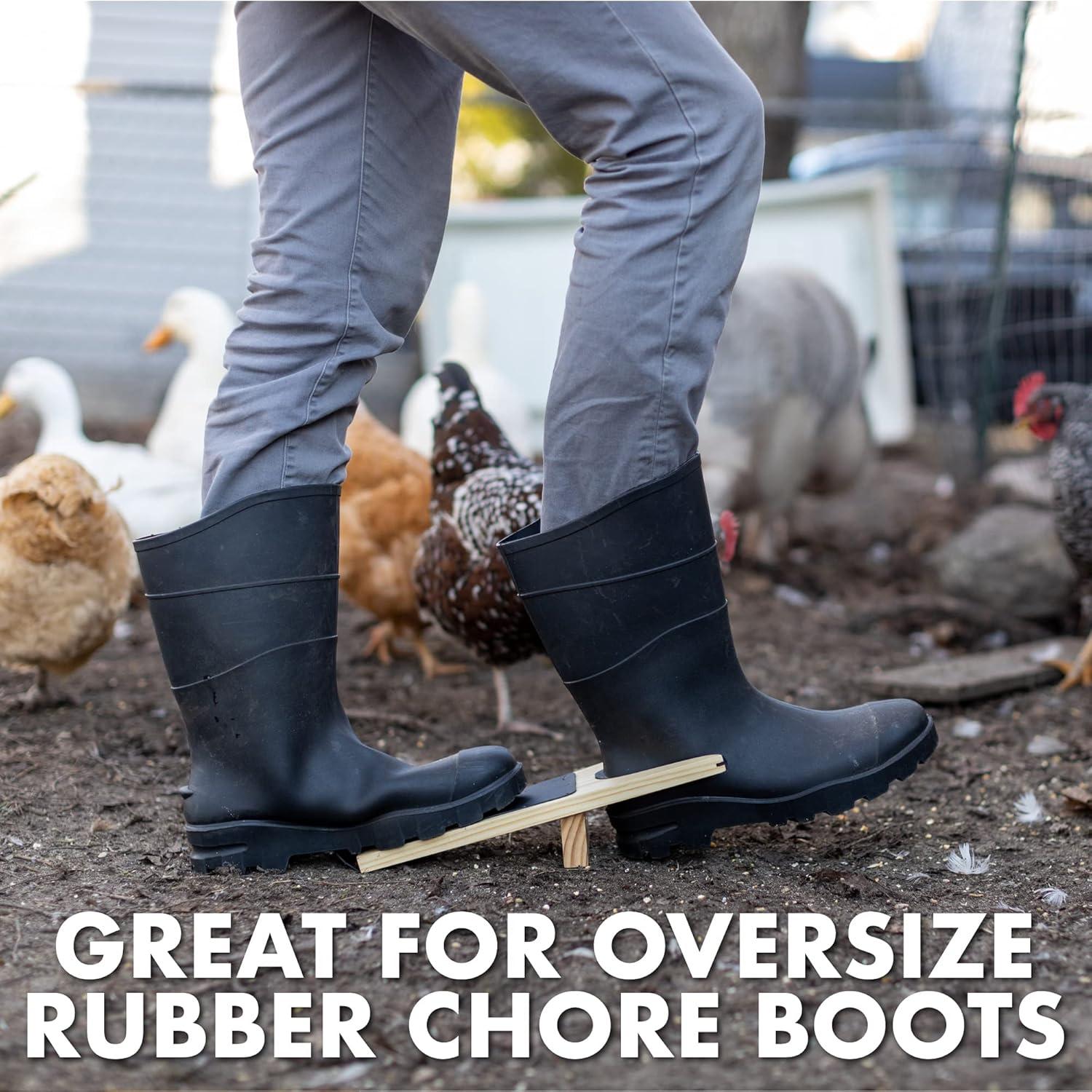 image:imageJobSite Boot Jack Wood Boot Remover Extra Wide Boot Puller for Taking off BootsMulti
