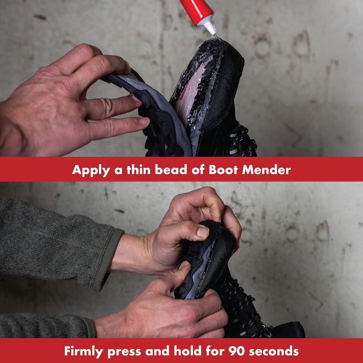 image:imageJobSite Boot Mender Glue Shoe Glue Sole Repair Clear Instant Bond Heavy Duty Adhesive 30g Tube1