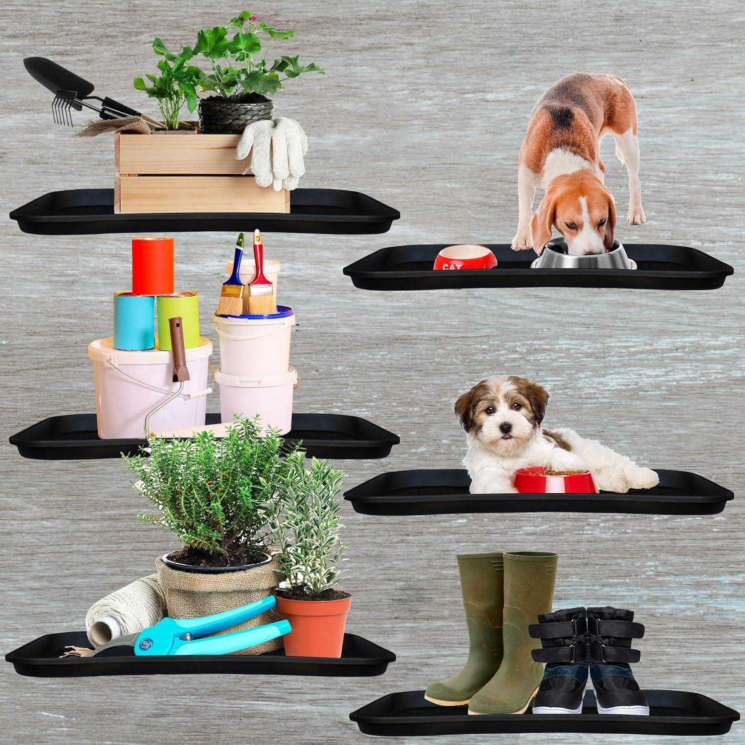 image:imageJobSite Heavy Duty Boot Tray MultiPurpose for Shoes Pets Garden Mudroom Entryway Garage Indoor or Outdoor 15 x 28 Inch 1 Pack1 Pack