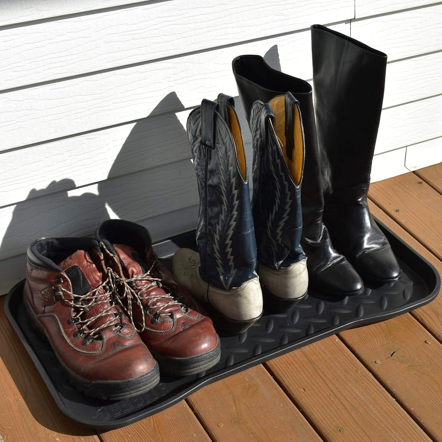 image:imageJobSite Heavy Duty Boot Tray MultiPurpose for Shoes Pets Garden Mudroom Entryway Garage Indoor or Outdoor 15 x 28 Inch 1 Pack2pack