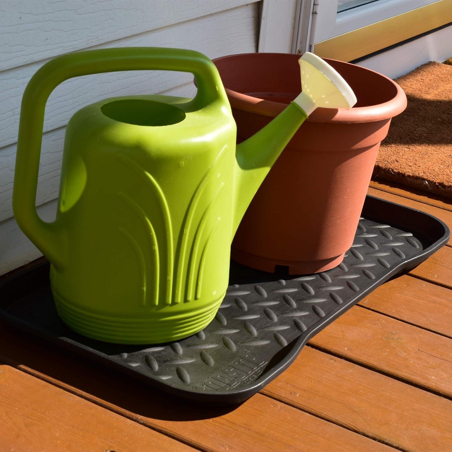 image:imageJobSite Heavy Duty Boot Tray MultiPurpose for Shoes Pets Garden Mudroom Entryway Garage Indoor or Outdoor 15 x 28 Inch 1 Pack6pack