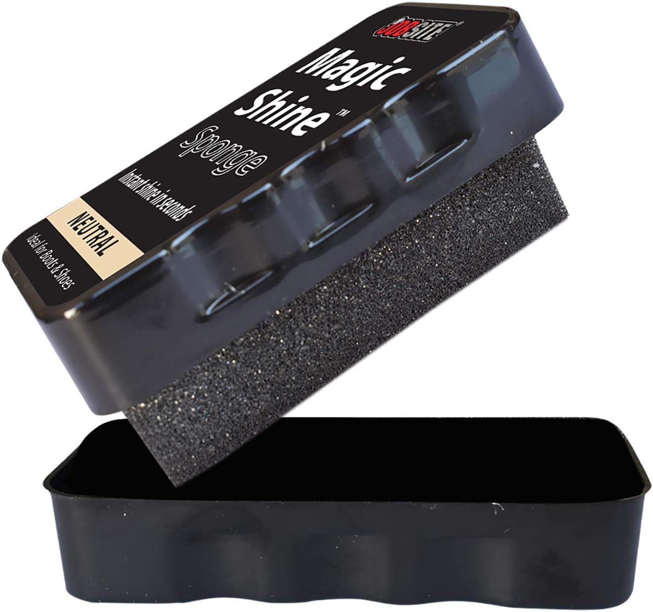 image:imageJobSite Instant Express Leather Boot amp Shoe Shine Sponge NeutralBlack Neutral Pack