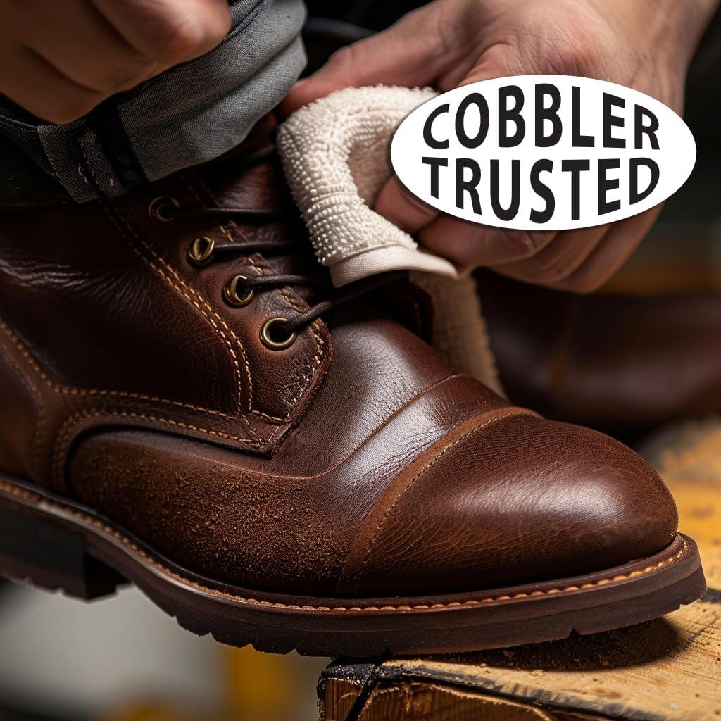 image:imageJobSite Premium Leather Boot amp Shoe Polish Cream Restores Conditions amp Polishes 3 ozDark Brown