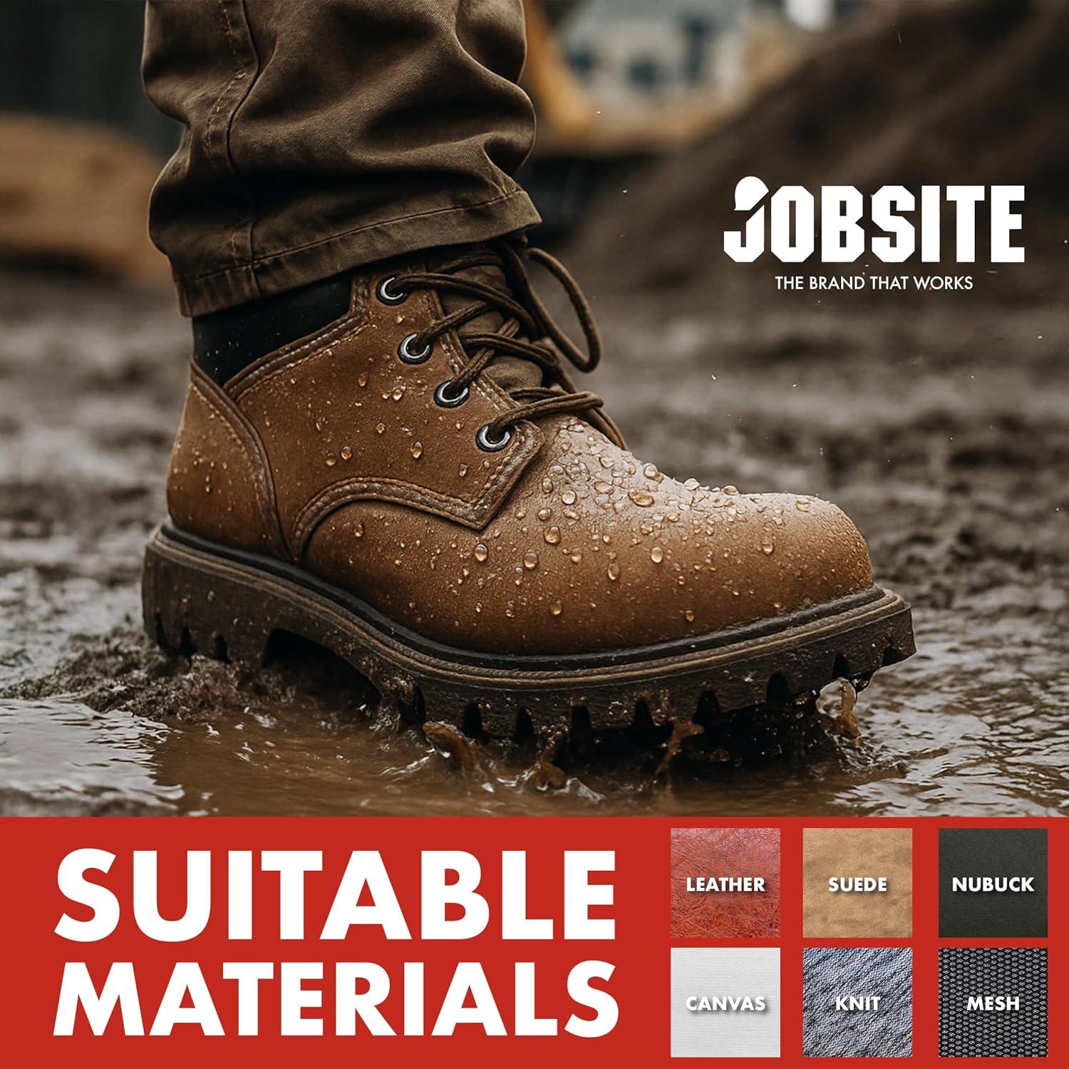 image:imageJobSite Shoe Protector Spray PFAS Free NonAerosol Invisible Stain amp Water Repellent 8 oz