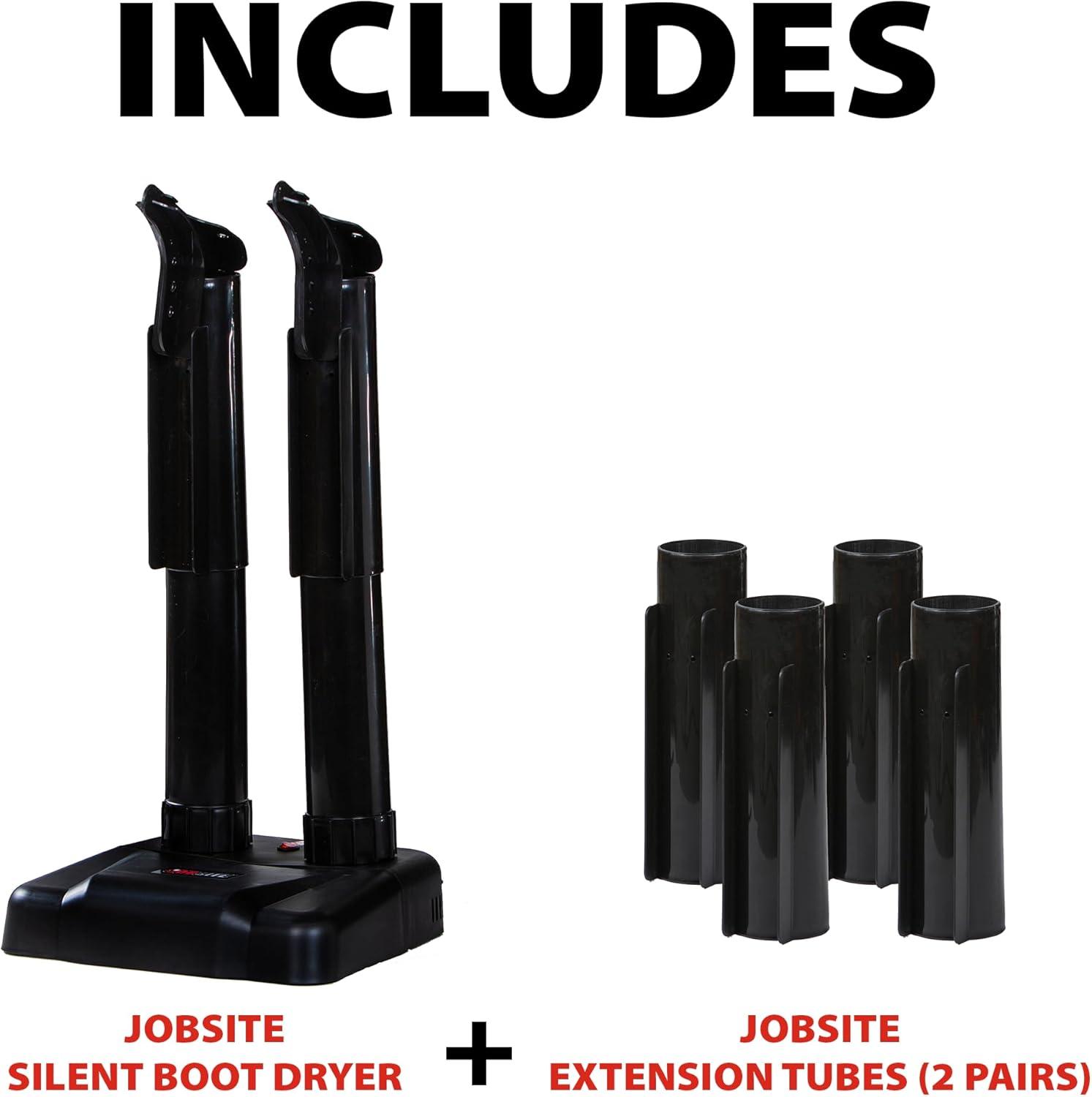 image:imageJobSite Wader Boot Dryer Kit Silent Fanless Convection Dry Tall Wader Extensions Helps Reduce Odor
