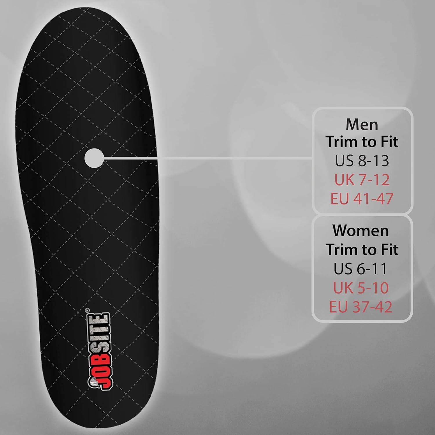 image:imageJobSite Warm Feet Thermal Insoles 3M Thinsulate Insulation Men 813 Women 611 1 PairUs Men 813 Uk 712 Eu 4146