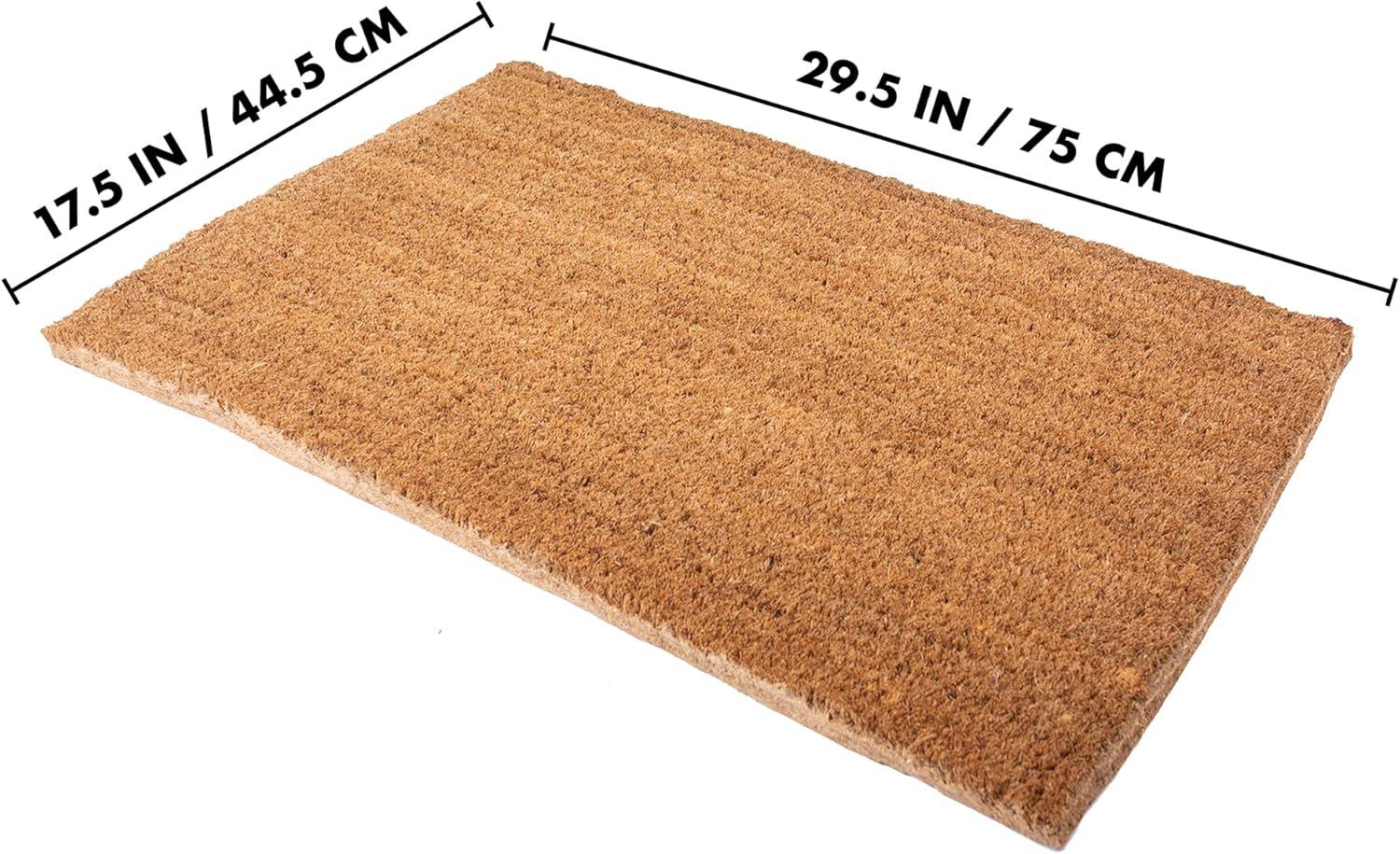 image:imageNINAMAR Blank Coir Door Mat Plain Doormat for Custom Personalized DIY Craft Designs 28 x 17 inch1