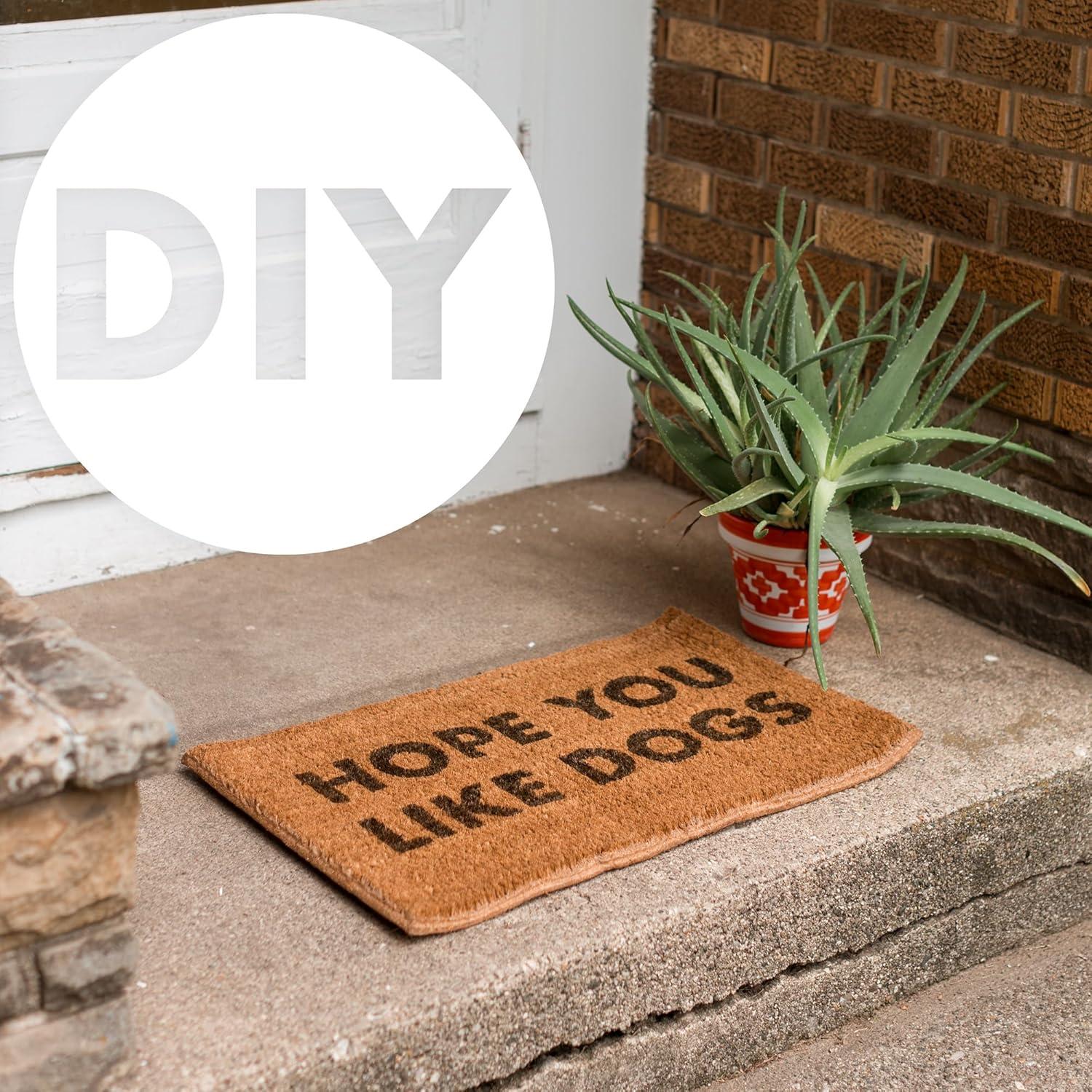 image:imageNINAMAR Blank Coir Door Mat Plain Doormat for Custom Personalized DIY Craft Designs 28 x 17 inch6