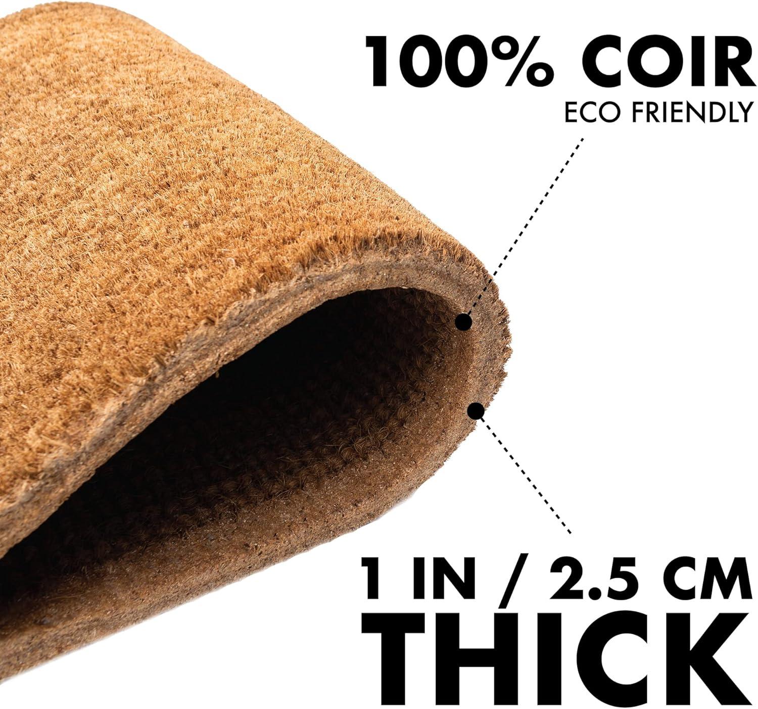 image:imageNINAMAR Blank Coir Door Mat Plain Doormat for Custom Personalized DIY Craft Designs 28 x 17 inch6