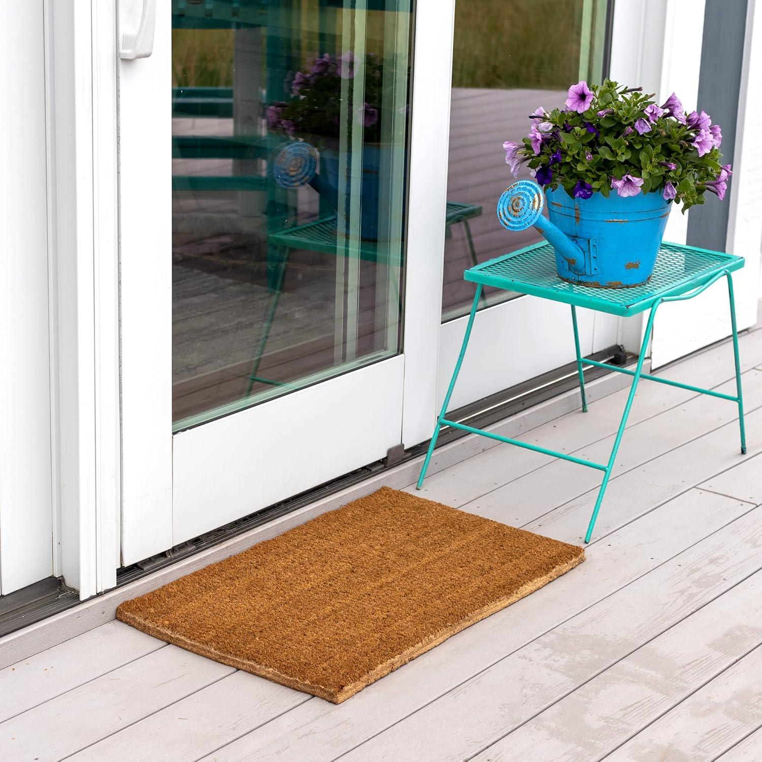 image:imageNINAMAR Blank Coir Door Mat Plain Doormat for Custom Personalized DIY Craft Designs 28 x 17 inch6
