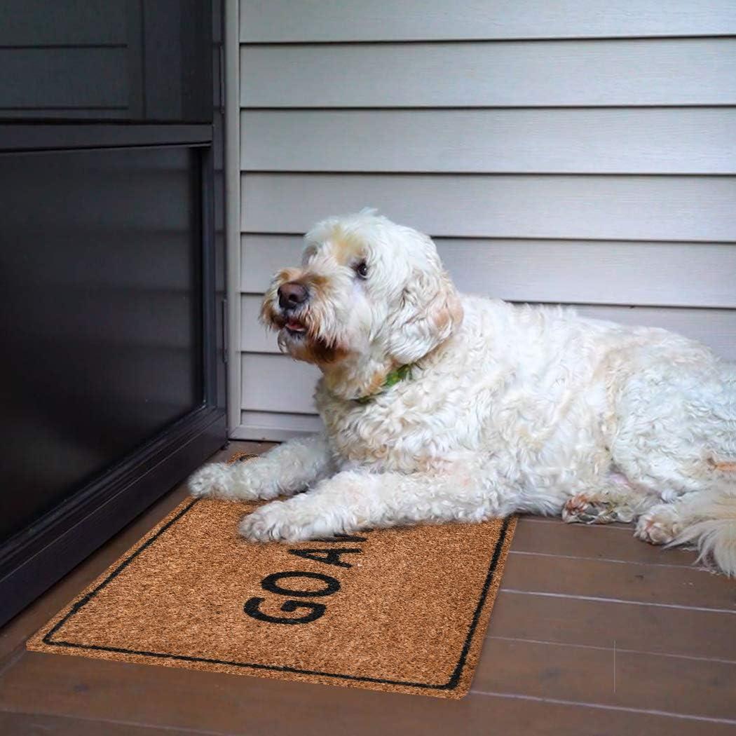 image:imageNINAMAR Door Mat Go Away Natural Coir 295 x 175 inch