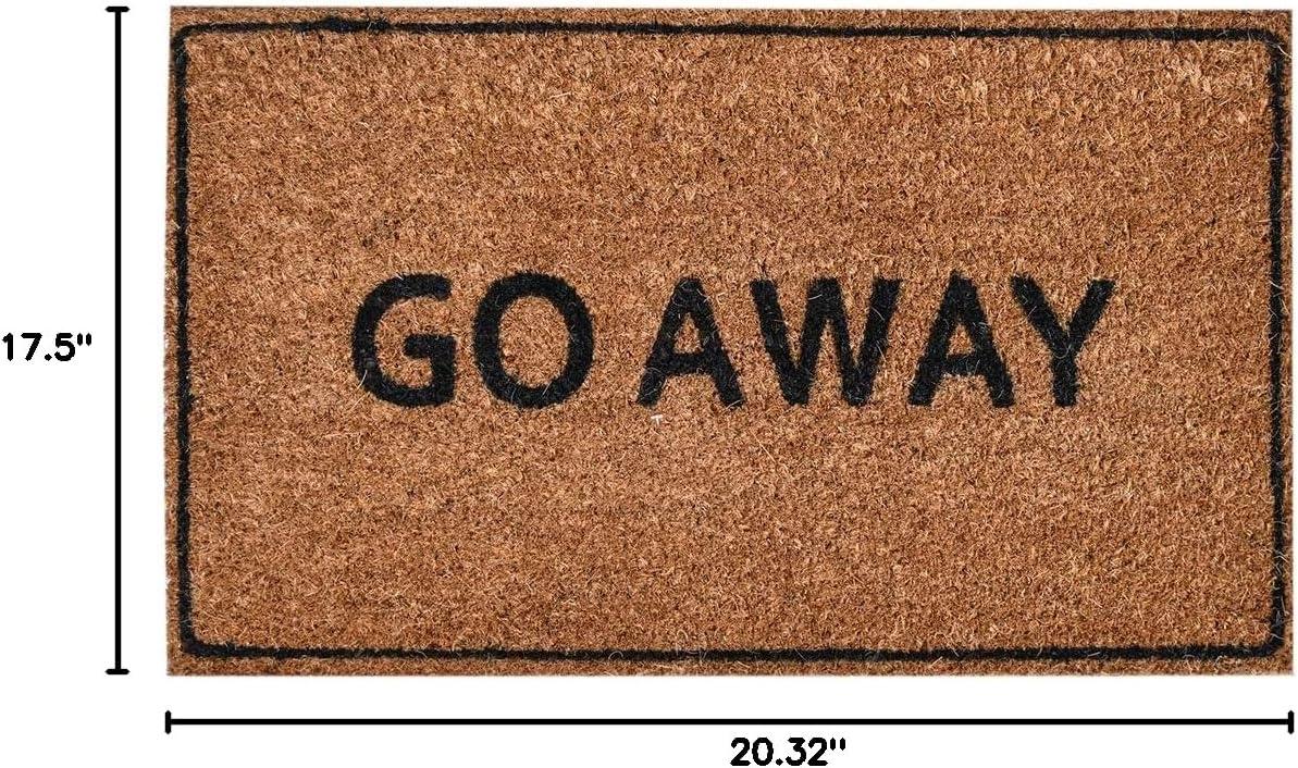 image:imageNINAMAR Door Mat Go Away Natural Coir 295 x 175 inch