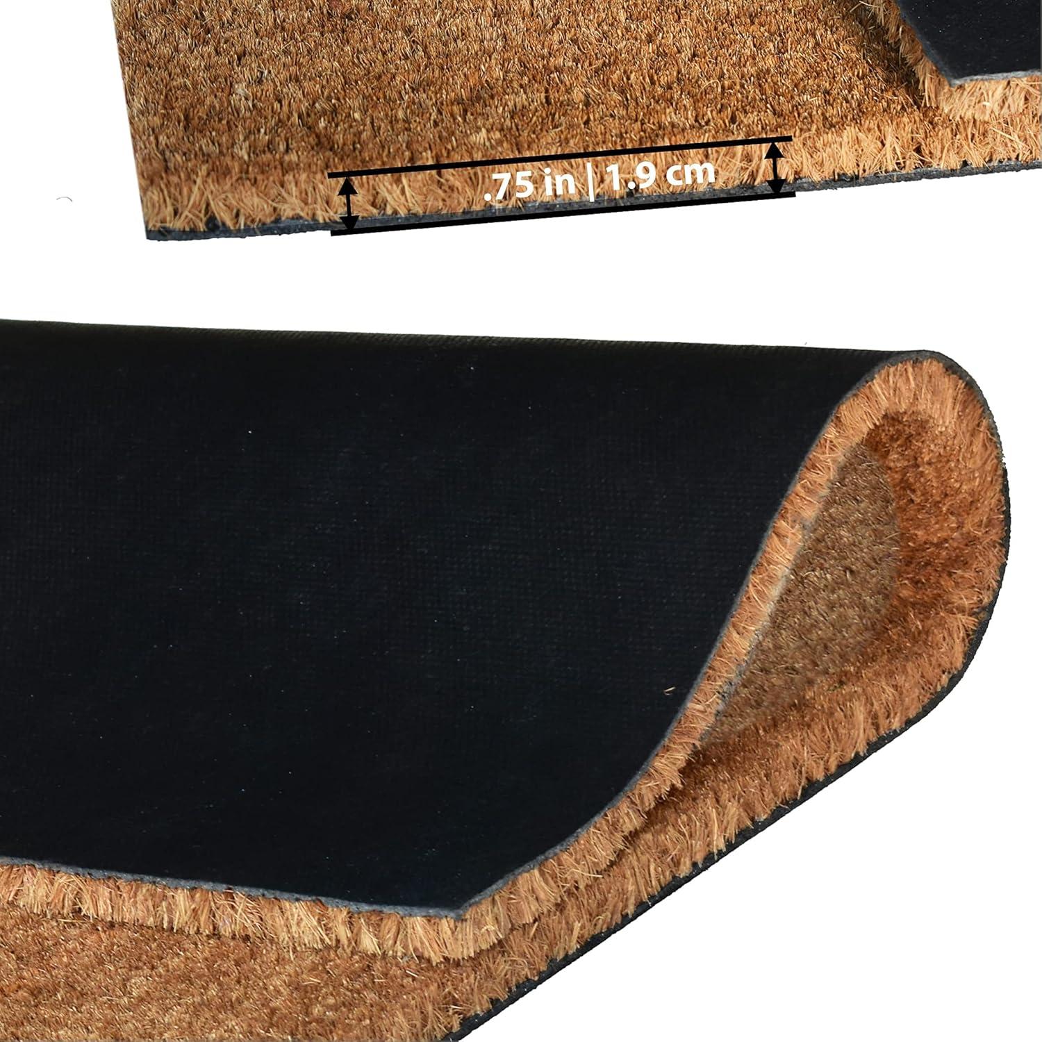 image:imageNINAMAR Door Mat Halloween Boo Natural Coir 295 x 175 inch