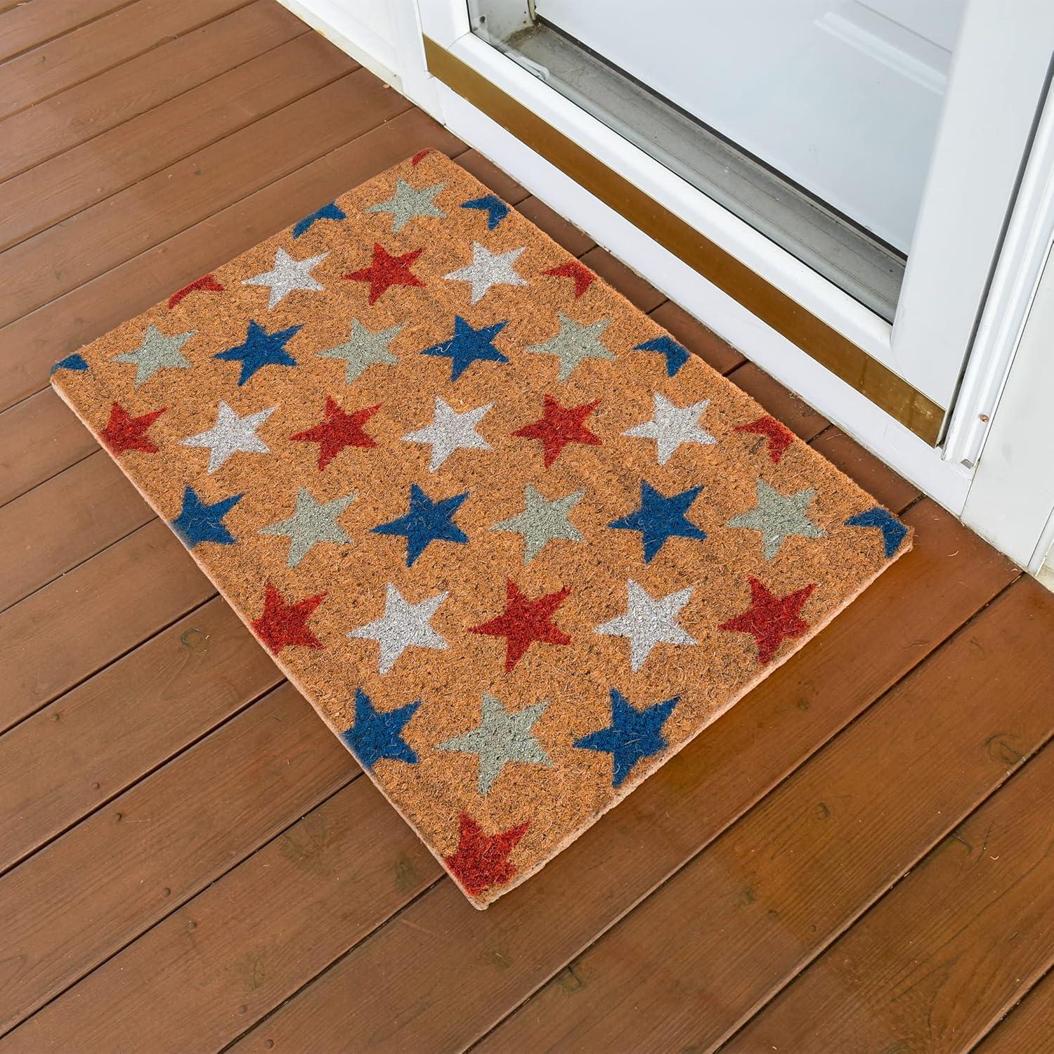 image:imageNINAMAR Patriotic Door Mat USA Americana Decor Natural Coir 295 x 175 inch