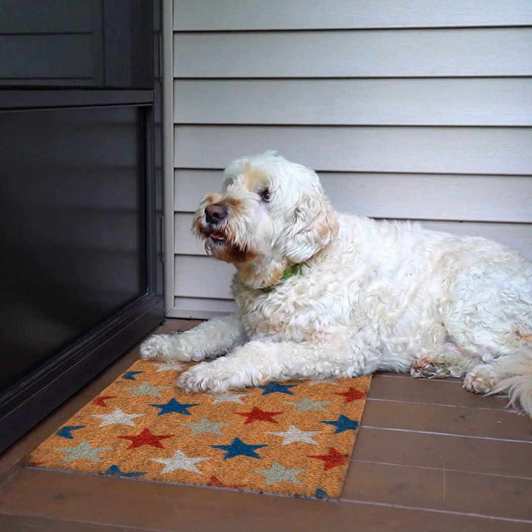 image:imageNINAMAR Patriotic Door Mat USA Americana Decor Natural Coir 295 x 175 inch
