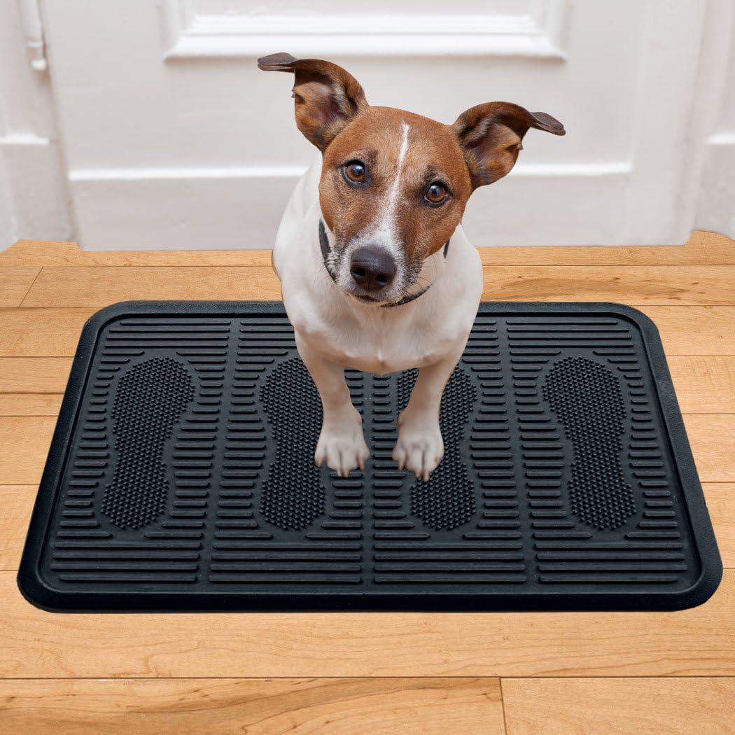 image:imageSafetyCare Rubber Shoe amp Boot Tray MultiPurpose 32 x 16 Inches 6 MatsBlack