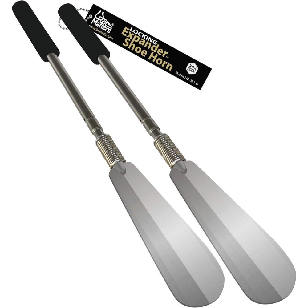 image:imageFOOTMATTERS Expander Shoe Horn Extra Long Handle Twist to Lock Extends 16 to 31 inches2 Units
