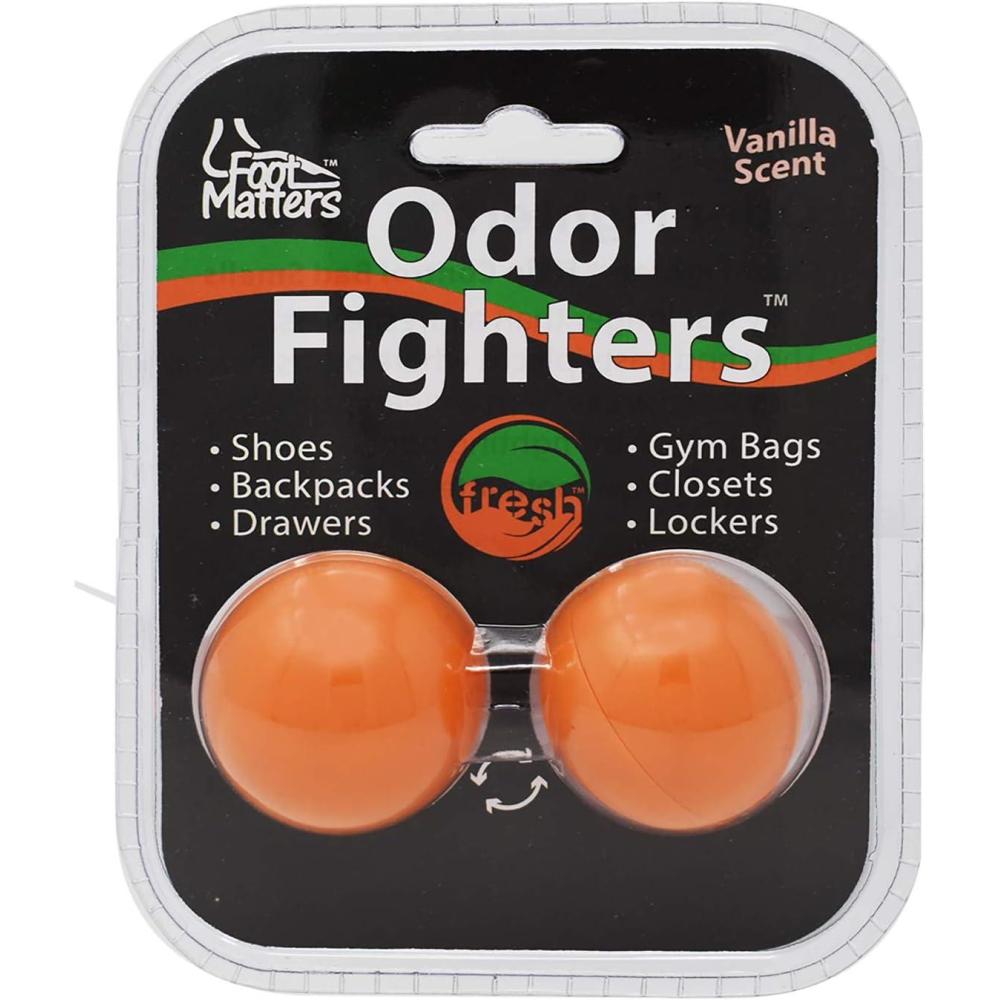 image:imageFOOTMATTERS Odor Fighters Shoe Deodorizer Balls Contains 4 balls Adjustable Vanilla Scent