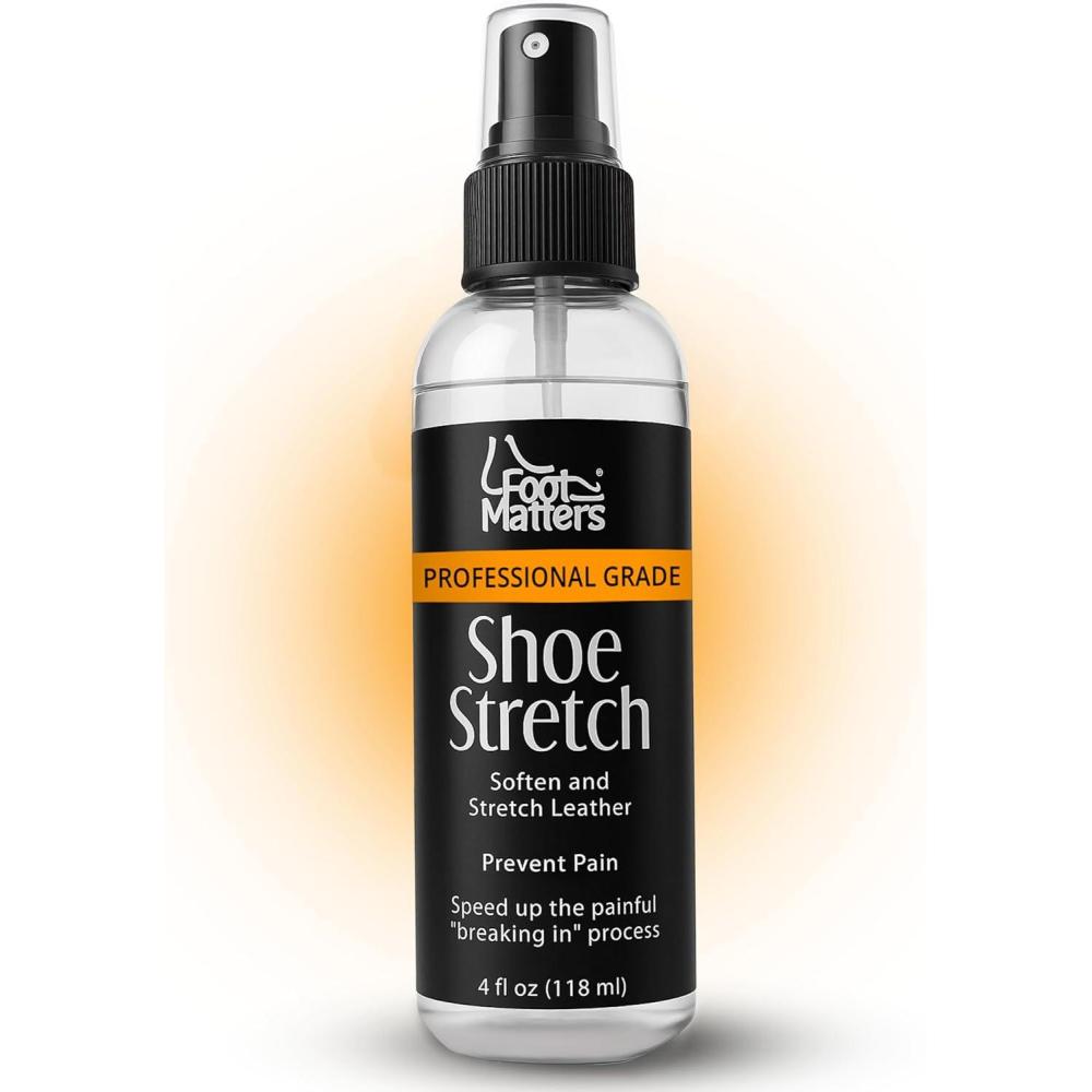image:imageFOOTMATTERS Shoe Stretch Spray Professional Shoe Stretcher Softener for Leather Suede Nubuck Canvas 4 oz1 Bottle