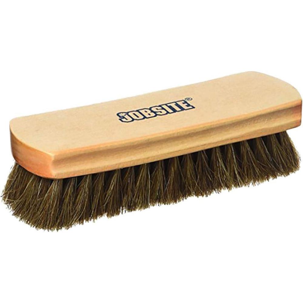 image:imageJobSite 100 Horsehair Professional Shoe Shine Brush 675 inch Long675 x 225 x 175