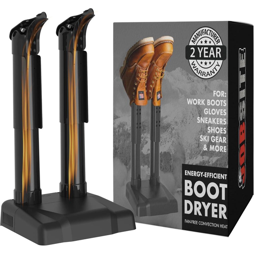 image:imageJobSite Boot Dryer Silent Shoe Dryer amp Warmer For Work Boots Gloves amp Shoes Fanless Convection Dry Helps Reduce Odor