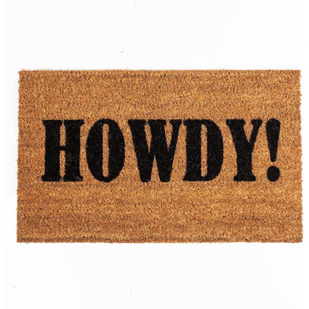 image:imageNINAMAR Howdy Door Mat Natural Coir 295 x 175 inch