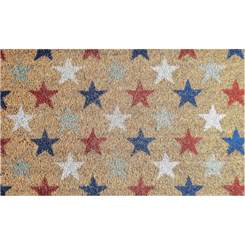 image:imageNINAMAR Patriotic Door Mat USA Americana Decor Natural Coir 295 x 175 inch