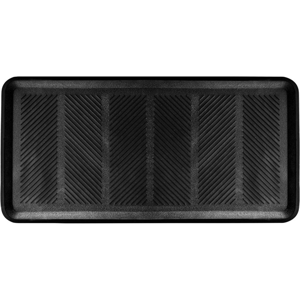 image:imageSafetyCare Rubber Shoe amp Boot Tray MultiPurpose 32 x 16 Inches 6 MatsBlack