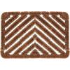 image:imageFOOTMATTERS Ninamar Natural Coir Herringbone Door Mat  24 x 16 inch