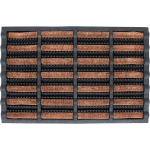 FOOTMATTERS Ninamar Mud Scrubber Tray Mat – 24 x 16 inch(1’4″ x 2′ (Rectangular))