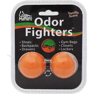 FOOTMATTERS Odor Fighters – Shoe Deodorizer Balls (Contains 4 balls) – Adjustable Vanilla Scent